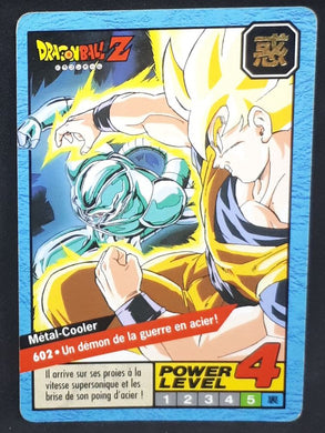 Carte Dragon Ball Z Carddass Le Grand Combat Part 4 n°602 (1996) bandai Songoku metal cooler dbz 