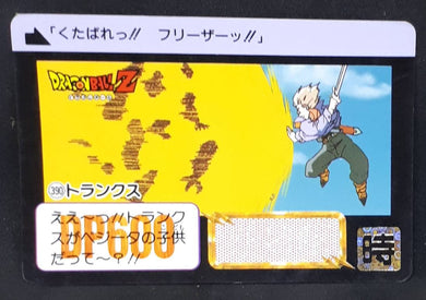 Carte Dragon Ball Z Carddass Part 10 n°390 (1992) Bandai mirai trunks dbz