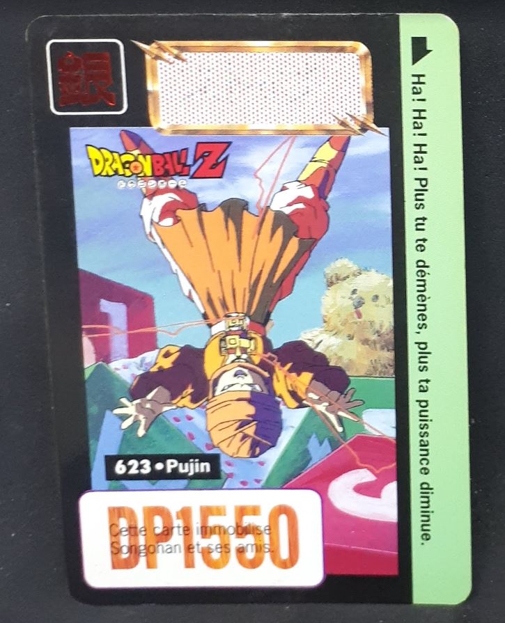 Carte Dragon Ball Z Carddass Part 16 fr n°623 (1995) bandai pujin cardamehdz 