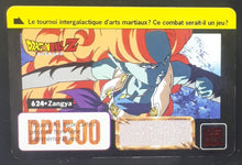 Charger l&#39;image dans la galerie, Carte Dragon Ball Z Carddass Part 16 fr n°624 (1995) bandai zangya