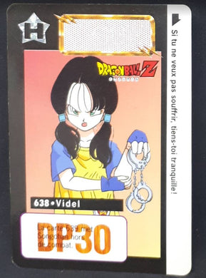 Carte Dragon Ball Z Carddass Part 16 fr n°638 (1995) bandai videl cardamehdz