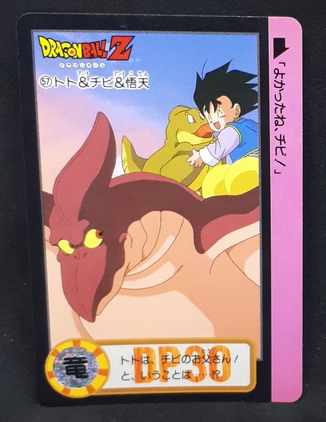 Carte Dragon Ball Z Carddass Part 18 n°57 (Total n°703) Bandai songoten dbz