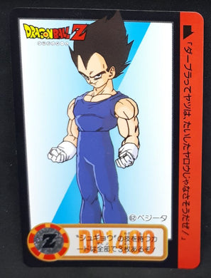 Carte Dragon Ball Z Carddass Part 18 n°62 (Total n°708) (1994) Bandai vegeta dbz
