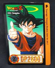Charger l'image dans la galerie, Carte Dragon Ball Z Carddass Part 22 (fr) n°218 (total n°864) (1996) bandai songoku dbz