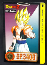 Charger l'image dans la galerie, Carte Dragon Ball Z Carddass Part 22 (fr) n°247 (total n°893) (1996) bandai gogeta dbz