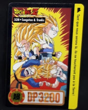 Charger l'image dans la galerie, Carte Dragon Ball Z Carddass Part 25 fr n°328 (1997) bandai songoten trunks gotenks cardamehdz