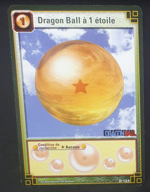 Carte Dragon Ball Z Cartes À Jouer Et À Collectionner Part 10 n°D-123 (2009) Bandai dragon ball a 1 etoiles dbz