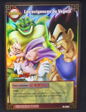 Charger l'image dans la galerie, Carte Dragon Ball Z Cartes À Jouer Et À Collectionner Part 3 n°D-290 (2006) Bandai les exigences de vegeta dbz prisme holo foil cardamehdz 