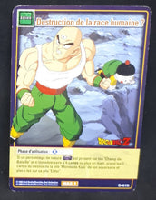 Charger l'image dans la galerie, Carte Dragon Ball Z Cartes À Jouer Et À Collectionner Part 6 n°D-615 (2007) Bandai destruction de la race humaine tenshinhan chaozu dbz