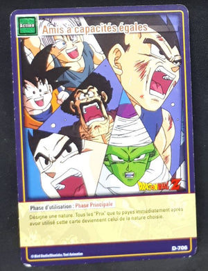 Carte Dragon Ball Z Cartes À Jouer Et À Collectionner Part 7 n°D-706 (2008) Bandai amis a capacites egales dbz