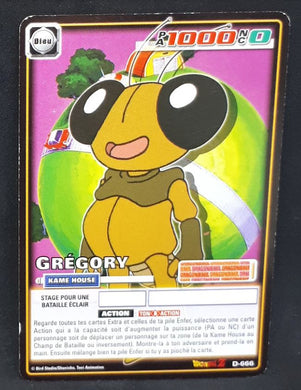 Carte Dragon Ball Z Cartes À Jouer Et À Collectionner Part 9 n°D-666 (pouvoir cache enfer) (2008) Bandai gregory dbz