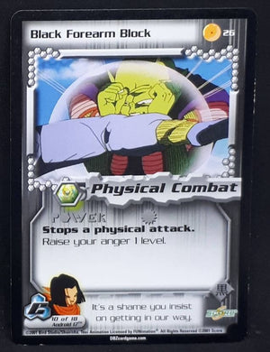 Carte Dragon Ball Z Collectible Card Game - Score Part 5 n°26 (2001) Funanimation android 17 vs piccolo dbz