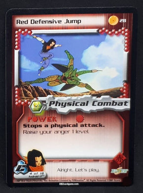 Carte Dragon Ball Z Collectible Card Game - Score Part 5 n°28 (2001) Funanimation android 17 vs cell dbz