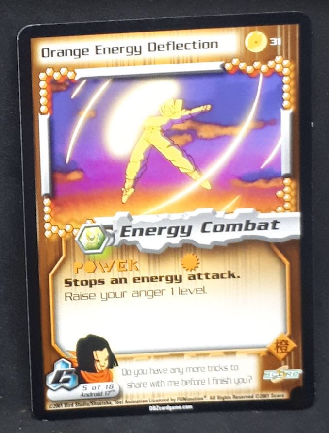 Carte Dragon Ball Z Collectible Card Game - Score Part 5 n°31 (2001) Funanimation android 17 dbz