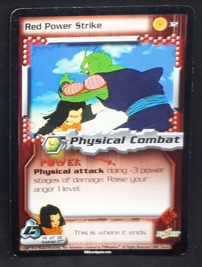 Carte Dragon Ball Z Collectible Card Game - Score Part 5 n°32 (2001) Funanimation android 17 vs piccolo dbz 