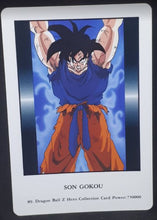 Charger l&#39;image dans la galerie, Carte Dragon Ball Z Hero Collection Part 1 n°89 (1993) Amada songoku DBZ Cardamehdz