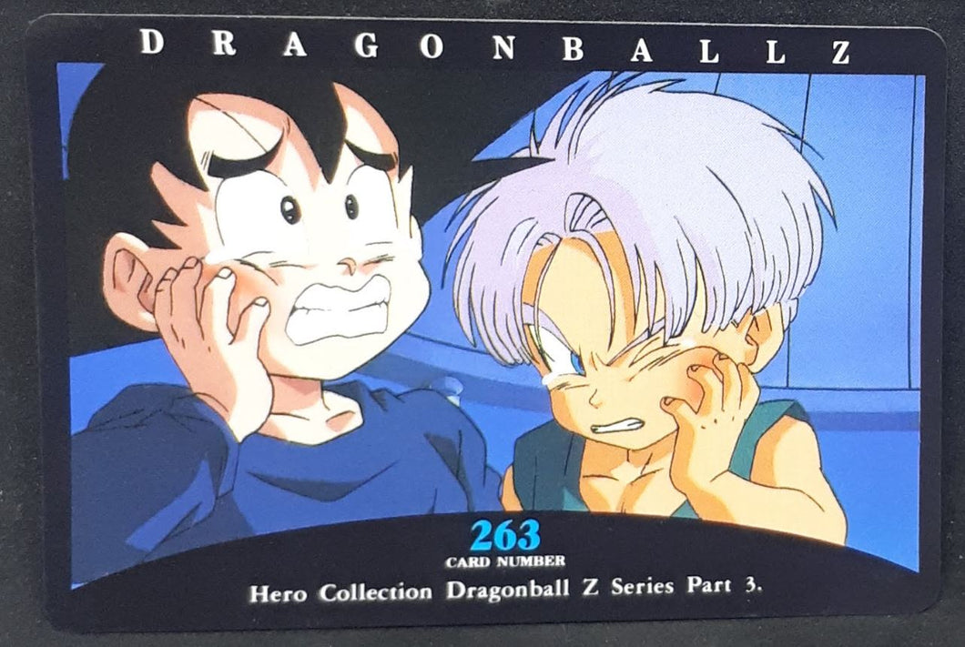 Carte Dragon Ball Z Hero Collection Part 3 n°263 (1995) Amada songoten trunks dbz cardamehdz 