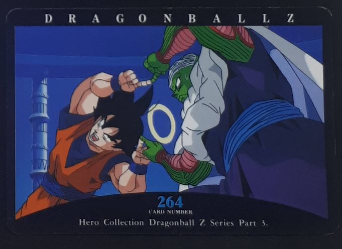 Carte Dragon Ball Z Hero Collection Part 3 n°264 (1995) Amada songoku piccolo DBZ 