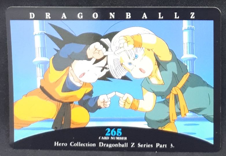 Carte Dragon Ball Z Hero Collection Part 3 n°265 (1995) Amada songoten trunks DBZ 