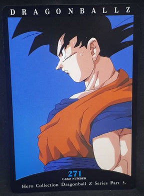 Carte Dragon Ball Z Hero Collection Part 3 n°271 (1995) Amada songoku DBZ Cardamehdz