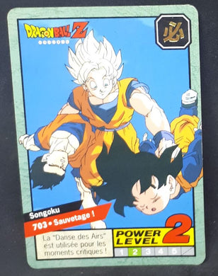 Carte Dragon Ball Z Le Grand Combat Part 6 n°703 (1997) bandai songoku songohan songoten dbz cardamehdz