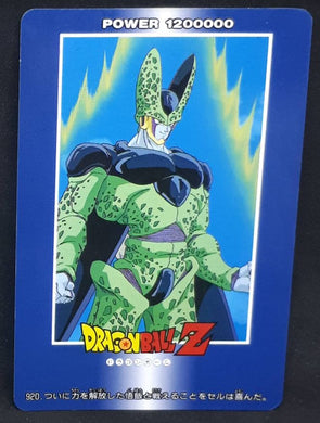 Carte Dragon Ball Z PP Card Part 21 n°920 (1993) Amada Cell dbz 