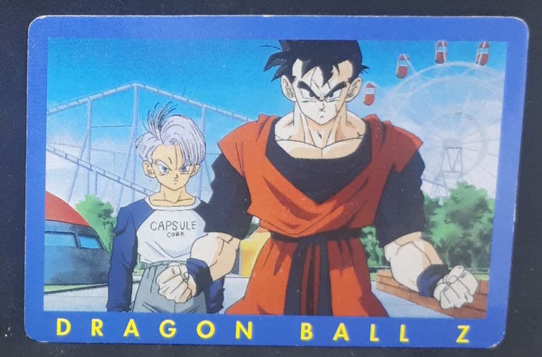 Carte Dragon Ball Z Panini Serie 1 française n°24 mirai songohan mirai trunks dbz