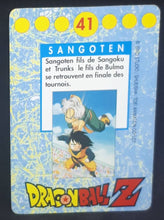 Charger l&#39;image dans la galerie, Carte Dragon Ball Z Panini Serie 1 française n°41 songoten vs trunks dbz