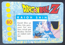 Charger l&#39;image dans la galerie, Carte Dragon Ball Z Panini Serie 1 française n°80 kaioshin de l&#39;est vs boubou dbz