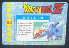 Charger l'image dans la galerie, Carte Dragon Ball Z Panini Serie 1 française n°84 krilin dbz cardamehdz verso