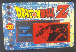 Carte Dragon Ball Z Panini Serie 2 française n°20 gogeta vs janemba dbz