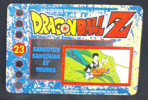 Carte Dragon Ball Z Panini Serie 2 française n°23 songoten songohan trunks dbz
