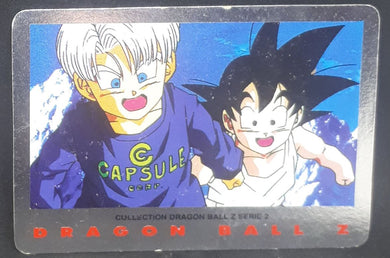 Carte Dragon Ball Z Panini Serie 2 française n°28 songoten trunks dbz