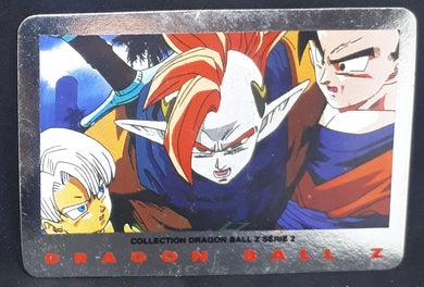 Carte Dragon Ball Z Panini Serie 2 française n°32 trunks songohan tapion dbz