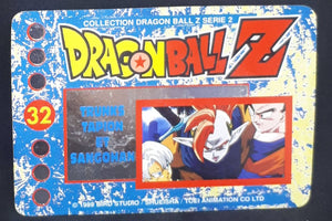 Carte Dragon Ball Z Panini Serie 2 française n°32 trunks songohan tapion dbz