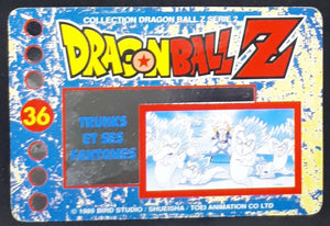 Carte Dragon Ball Z Panini Serie 2 française n°36 gotenks et ses fantomes dbz 