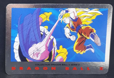 Carte Dragon Ball Z Panini Serie 2 française n°54 songoku VS boubou dbz