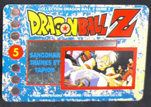Charger l'image dans la galerie, Carte Dragon Ball Z Panini Serie 2 française n°5 trunks songohan tapion dbz