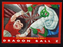 Charger l'image dans la galerie, Carte Dragon Ball Z Panini Serie 4 française n°28 krilin vs piccolo dbz prisme 