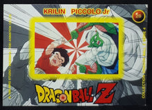 Charger l'image dans la galerie, Carte Dragon Ball Z Panini Serie 4 française n°28 krilin vs piccolo dbz prisme 