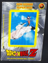 Charger l'image dans la galerie, Carte Dragon Ball Z Panini Serie 4 française n°51 songohan vs majin bou dbz prisme 