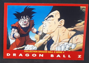 Carte Dragon Ball Z Panini Serie 4 française n°94 songoku vegeta dbz
