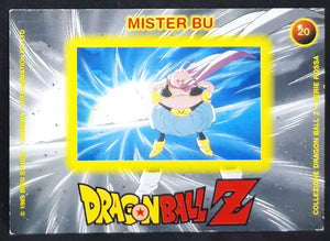 Carte Dragon Ball Z Panini Serie 4 italienne n°40 boubou dbz prisme 