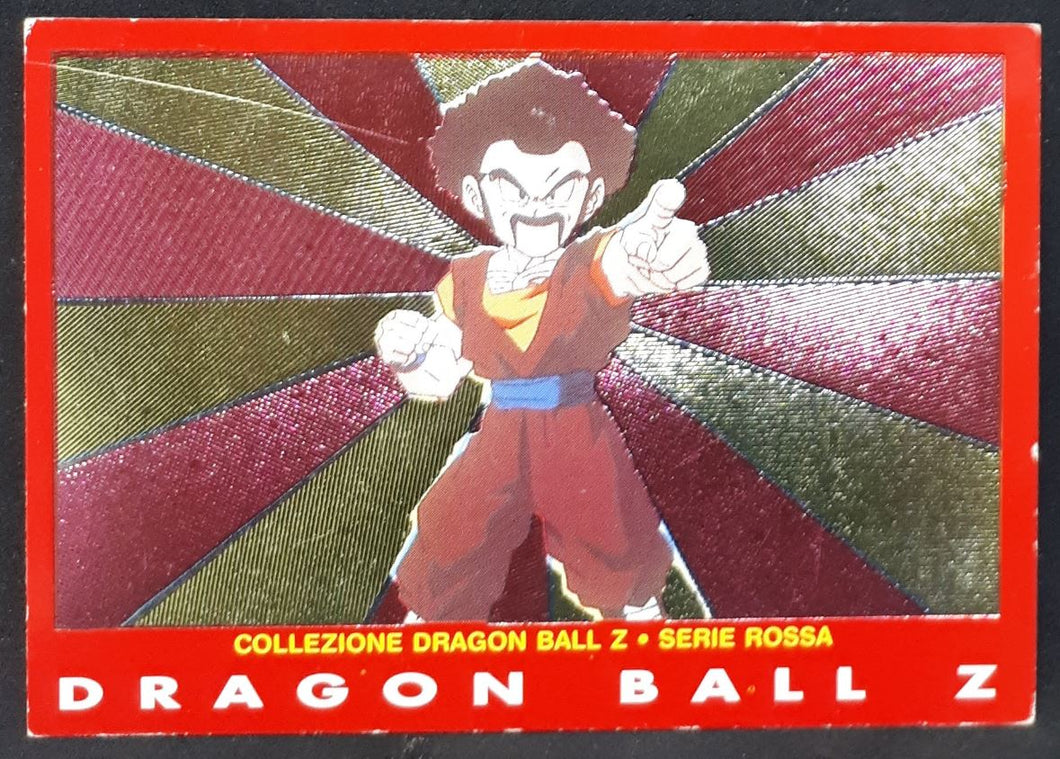 Carte Dragon Ball Z Panini Serie 4 italienne n°77 gokule dbz prisme