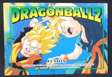 Carte Dragon Ball Z Trading Collection Memorial Photo n°25 (1995) Amada trunks songoten DBZ 