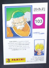 Charger l'image dans la galerie, Carte Dragon Ball z Combat Cards Part 1 n°103 Panini cyborg 20 dbz cardamehdz