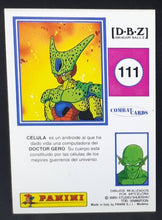 Charger l&#39;image dans la galerie, Carte Dragon Ball z Combat Cards Part 1 n°111 Panini cell dbz 