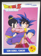 Charger l&#39;image dans la galerie, Carte Dragon Ball z Combat Cards Part 1 n°118 Panini songoku chichi dbz