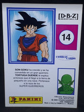Charger l'image dans la galerie, Carte Dragon Ball z Combat Cards Part 1 n°14 Panini songoku dbz cardamehdz