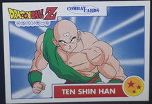 Charger l'image dans la galerie, Carte Dragon Ball z Combat Cards Part 1 n°20 Panini tenshinhan dbz cardamehdz